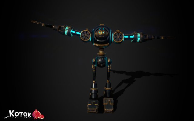 MechRobot 3D 模型 .c4d .max .obj .3ds .fbx .stl .blend 