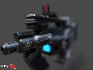 Rifle Modello 3D