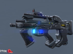 Rifle Modello 3D