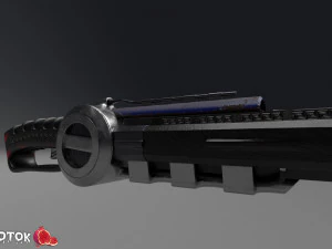 SpaceRifle 3D Model