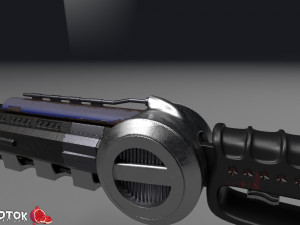 SpaceRifle Modello 3D