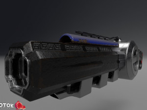 SpaceRifle Modello 3D