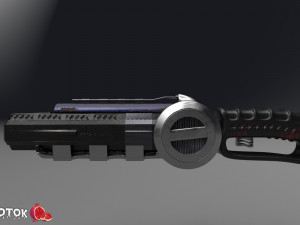 SpaceRifle Modello 3D