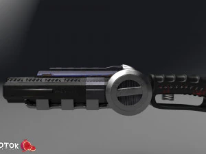 SpaceRifle 3D Model