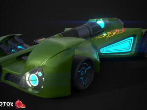 Macchina da corsa Modello 3D