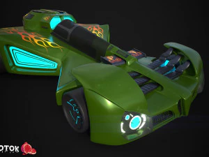 Macchina da corsa Modello 3D