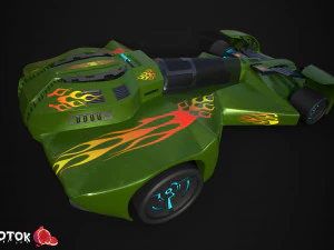 Macchina da corsa Modello 3D