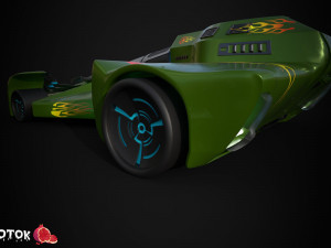 Race Car 3D Model