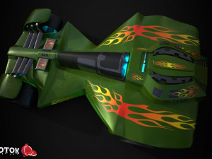 Race Car 3D Model
