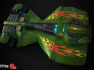 Macchina da corsa Modello 3D