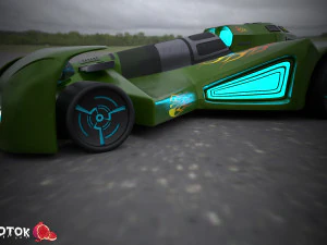 Macchina da corsa Modello 3D