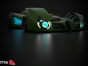 Race Car 3D Model