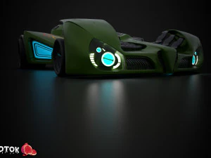 Macchina da corsa Modello 3D