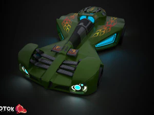 Macchina da corsa Modello 3D