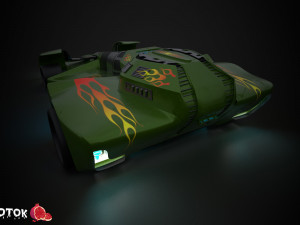 Race Car 3D Model