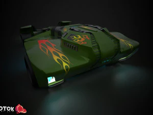 Macchina da corsa Modello 3D