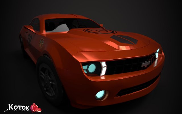 Chevrolet Camaro Modello 3D .c4d .max .obj .3ds .fbx .stl .blend 