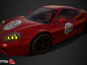 Race auto 3D Model