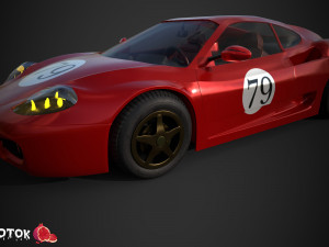 Race car 3D 모델