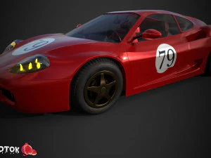 Race car 3D Model