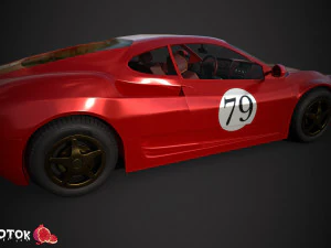 Race car 3D Model