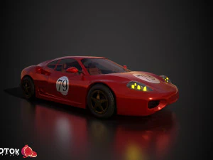 Race car 3D Model
