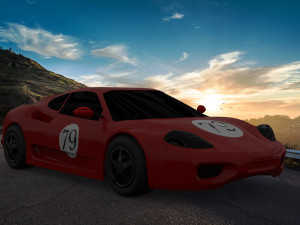 Race car 3D 모델