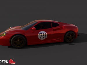 Race car 3D 모델