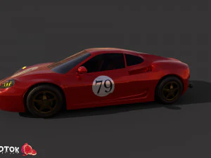 Race car 3D Model