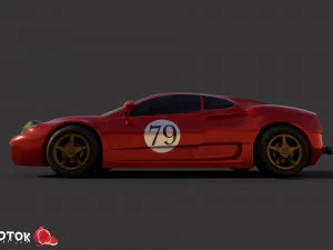 Race car 3D Model