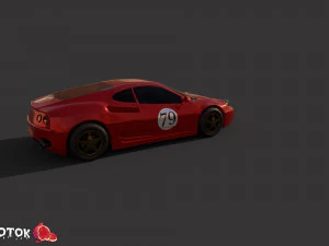 Race car 3D Model