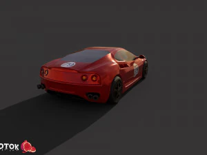 Race car 3D Model