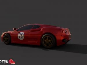 Race car 3D 모델