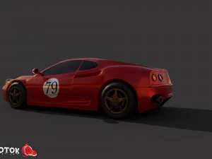 Race car 3D Model