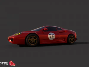 Race car 3D Model