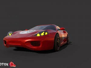 Race car 3D Model