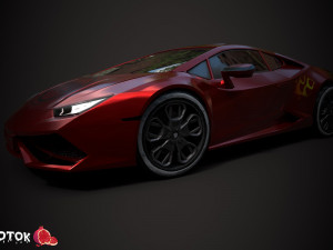 SportCar Model 3D