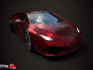SportCar 3D Model