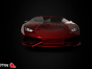 SportCar 3D Model