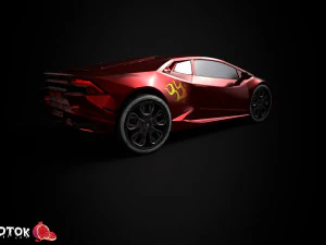 SportCar 3D Model
