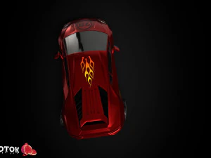 SportCar 3D Model