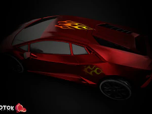 SportCar 3D Model
