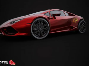 SportCar 3D Model