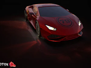 SportCar 3D Model