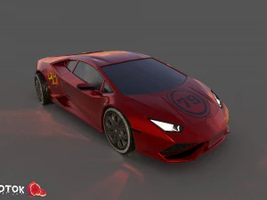 SportCar 3D Model