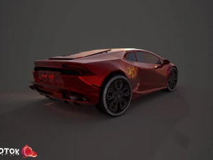 SportCar 3D Model