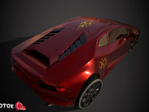 SportCar 3D Model