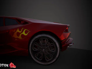 SportCar 3D Model