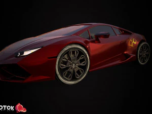 SportCar 3D Model