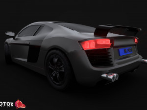 Audi2008 Modello 3D